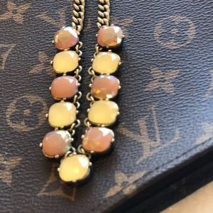 J.Crew Multi color gem necklace